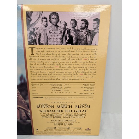 Alexander The Great Richard Burton Laser Discs MGM/UA Home Video 1992 - Picture 11 of 12